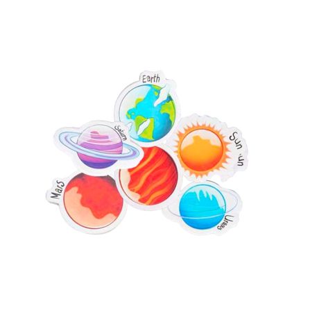 Planet erasers (48 pcs)