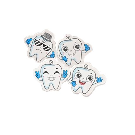 Eraser tooth set of 2 (72 pcs)