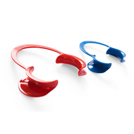 Wangen- und Lippenhalter für Kinder, blau (2 Stk)