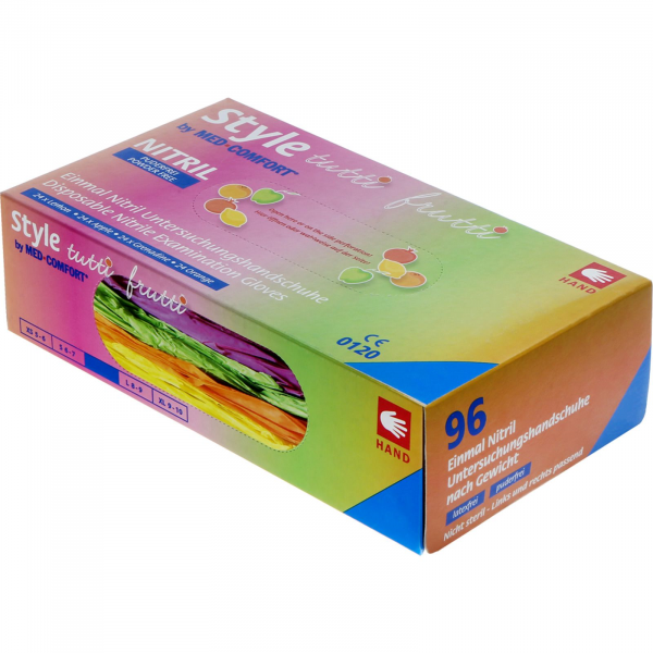 Med Comfort Nitrile Gloves Rainbow