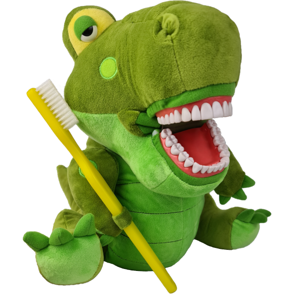 KinderDent – Dental Hygiene Demo Puppet Crocodile large