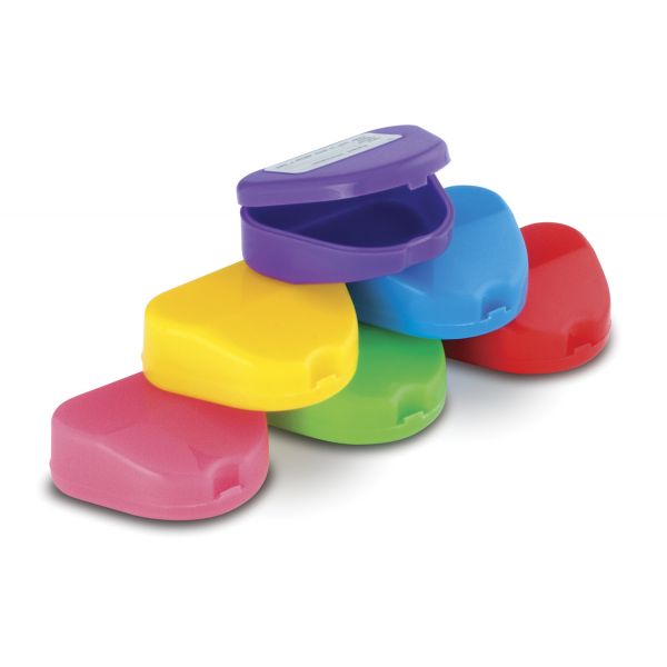 KinderDent – Neon Retainer Boxes (12 pcs)