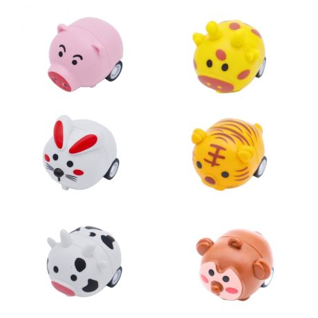 Animals with pullback motor (48 pcs)