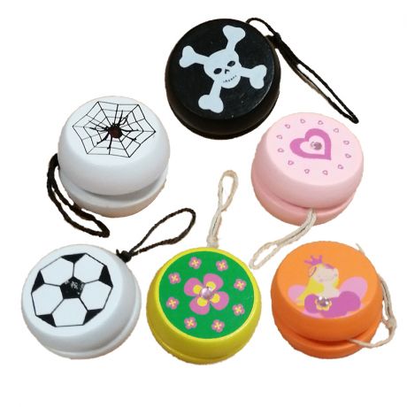 Wooden Yo-Yo (24 pcs)