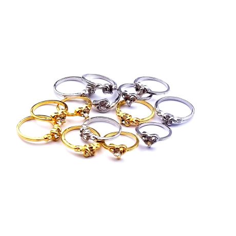 Kids Rings silver/gold Mix (100 pcs)