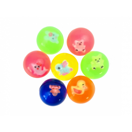 3D Figure Bouncy Balls (70 pcs)