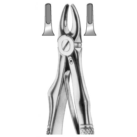 Extraction forceps for children - upper incisors 