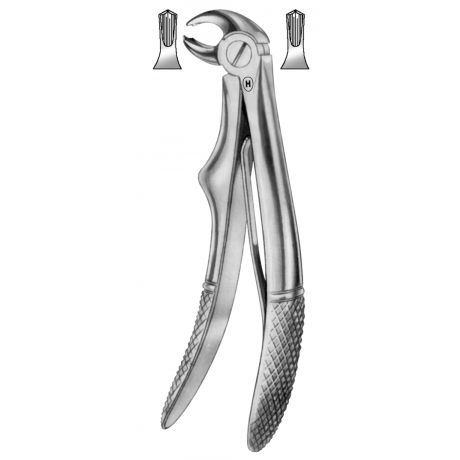 Extraction forceps for children - lower molars 