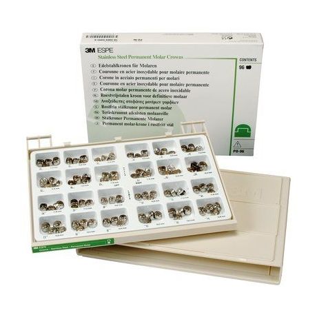 3M Stainless Steel Crowns 1st Permanent Molars - Intro Kit 