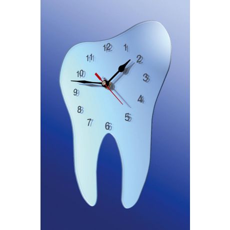 Tooth Clock Mirror 