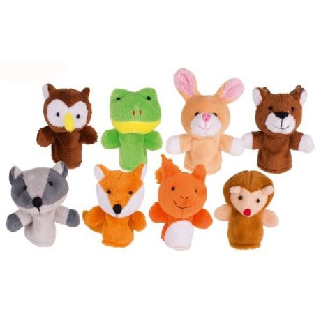 Finger Puppets Forest Animals (8 pcs)
