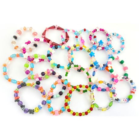 Stretch Pearl Bracelets in a Mix (72 pcs)