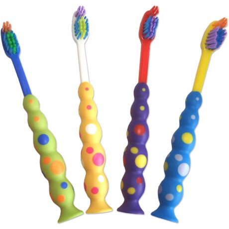 From 5 years - Child Suction Cup Toothbrushes