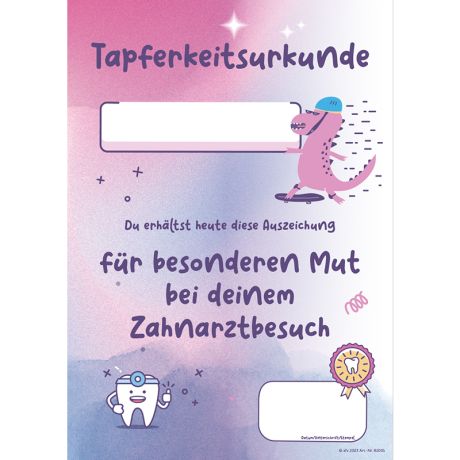 Bravery Certificate (20 pcs)