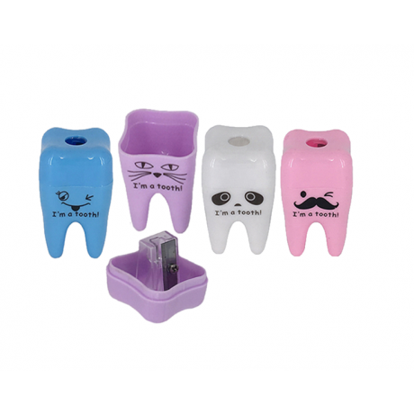 Tooth-shaped sharpeners 