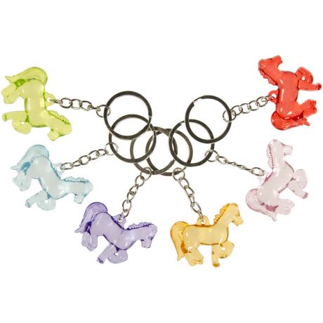 Crystal Keychain Horse (48 pcs)