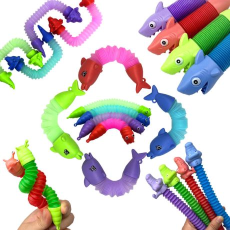 Pop Tube Fidget Tiere (36 Stk)