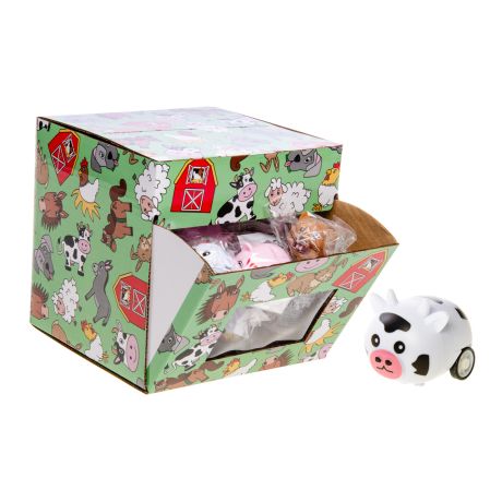 Farm animals with pullback motor (36 pcs)