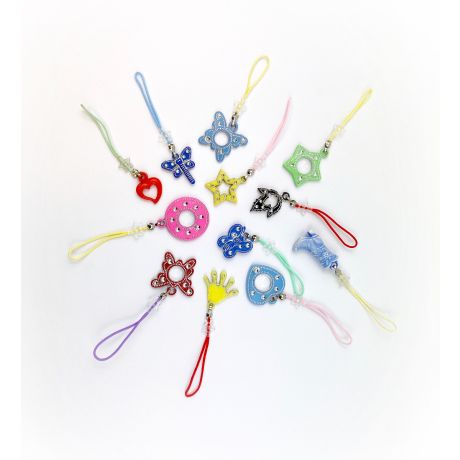 Schlüsselanhänger Mix Glitzer