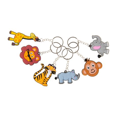 Keychain Wild Animals (48 pcs)