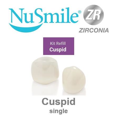 Cuspid Crowns single - NuSmile ZR (Zirconium) + Try-ins