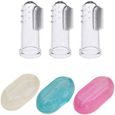 Baby Finger Toothbrush in practical box (18 pcs) - up to 1,5 years