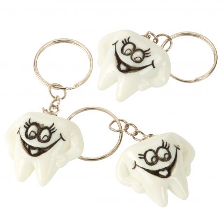 Key Chain Teeth with happy Smile