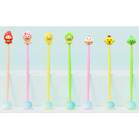 Mouth mirror with fun figures (40 pcs)