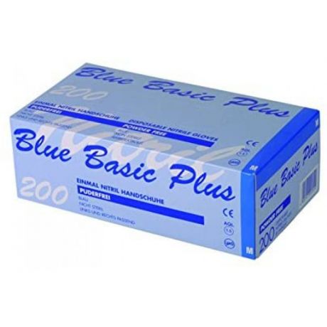 Nitrile Gloves Blue Basic Plus