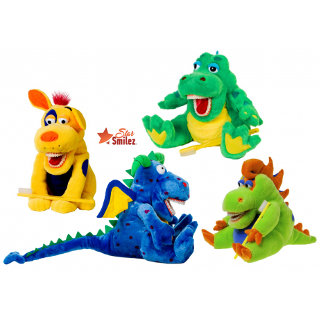 Animal Hand Puppets  *StarSmilez* incl. Toothbrush